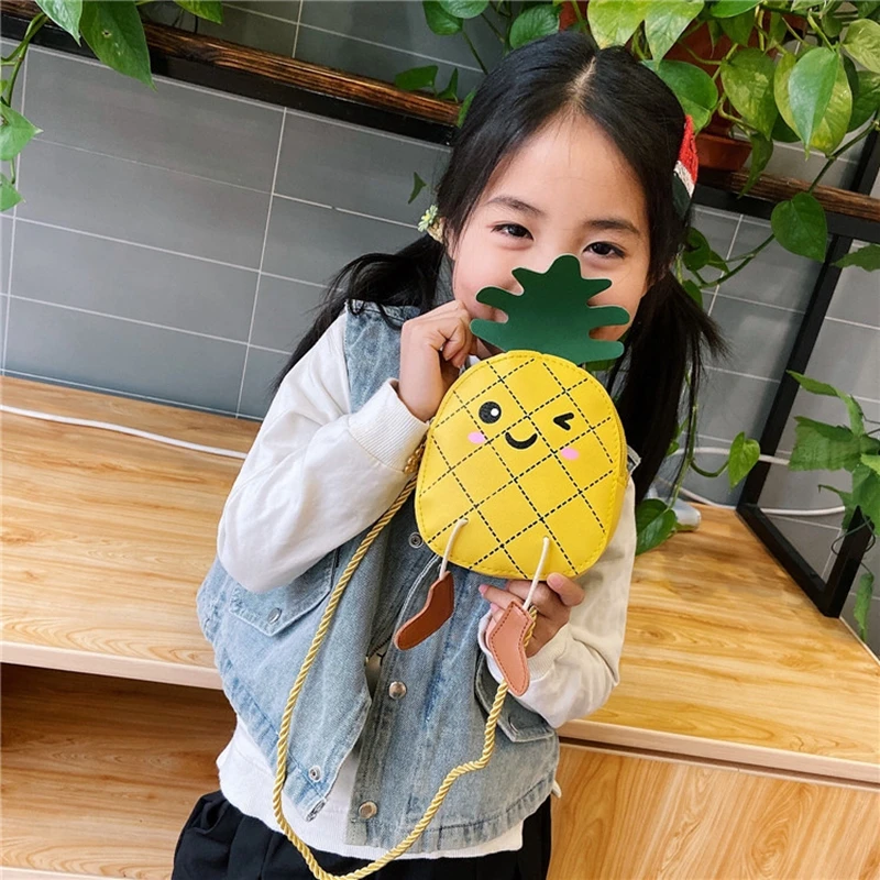 Cute Children's Bag Mini Crossbody Bag Keys Coin Purse for Little Girls Fashion Kids Shoulder Bag Baby Accessories Wallet