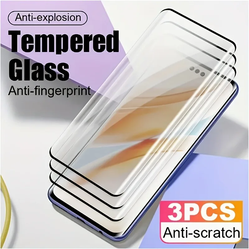 Фото 3 шт. HD закаленное стекло для Samsung Galaxy S25 Ultra S24/S23/S21/S20 Ultra S25 24 Plus S23 FE S10/S8/S9, устойчивая к царапинам пленка №1
