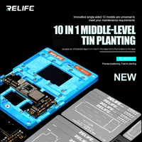 relife rl 601r 10 in 1 bga reballing platform for ipxxs1111 pro12 pro max motherboard middle level tin planting with stencil