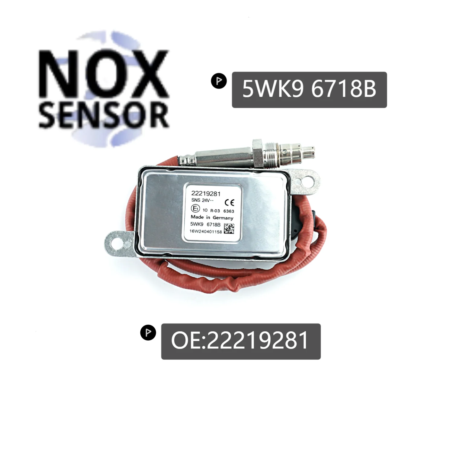 22219281 5WK96718B Оригинальный новый датчик азота и кислорода NOx для грузовиков Volvo EURO 6 FH4