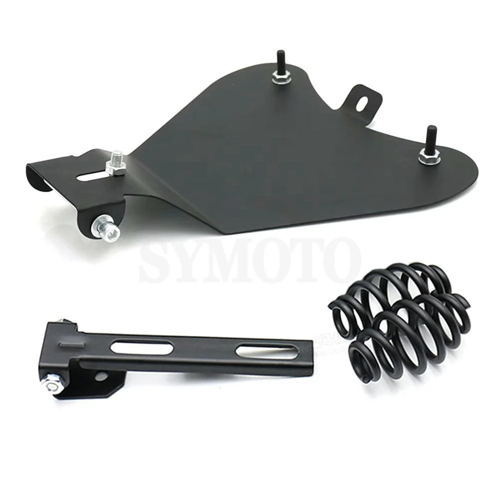 

For Harley Sportster XL883 XL1200 48 2004-2006 2010-2015 Solo Seat Baseplate & Springs & Bracket Sitting Cushion Mounting Kit