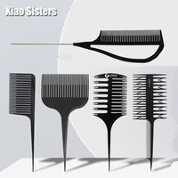 5pcsset resistant anti static professional hairdresser comb set salon highlight comb barber coloring styling accessories tool