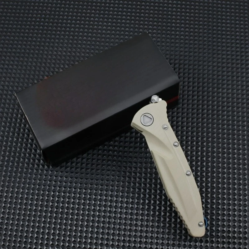 Тактический складной инструмент G10 с рукоятью и лезвием из стали D2, портативное карманное снаряжение EDC для выживания на природе, кемпинга и походов (art.: 3920da816ac8a) - 3920da816ac8a