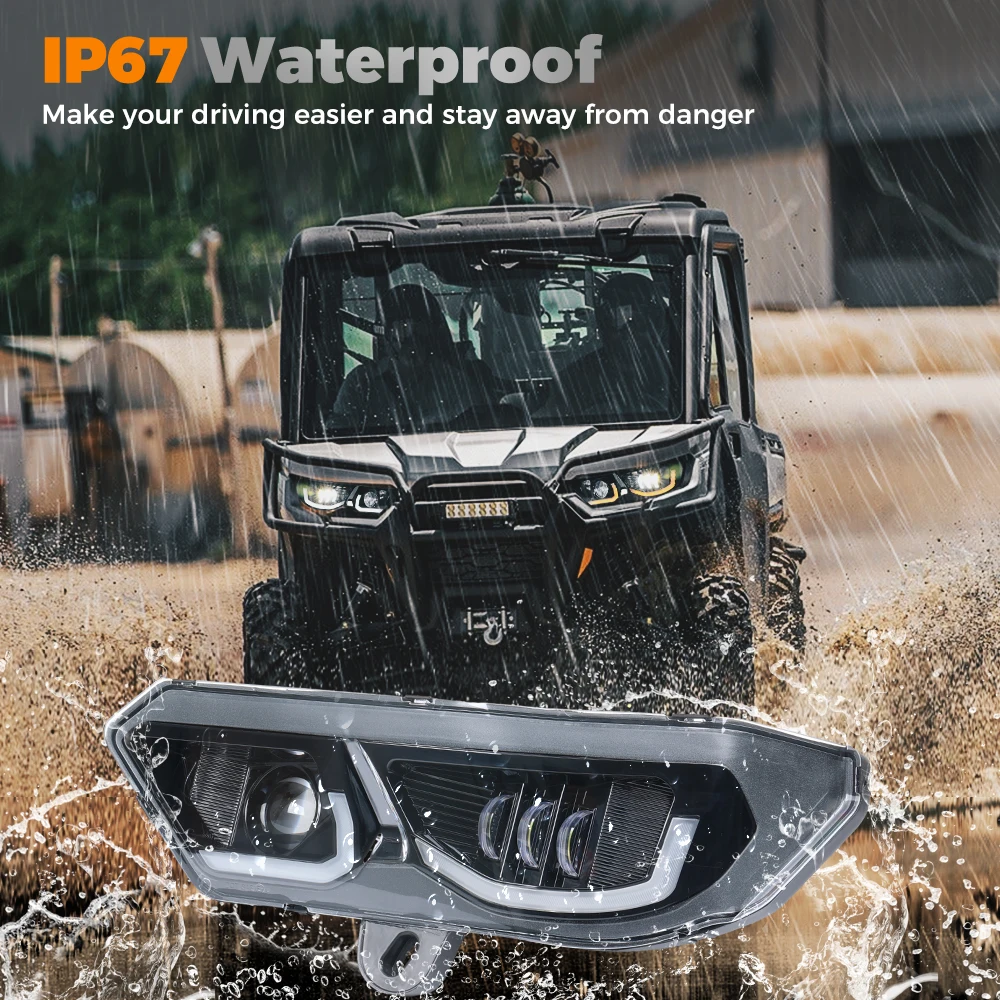 Комплект фар UTV для Can-Am Defender HD5 HD8 HD10 HD7 HD9 PRO