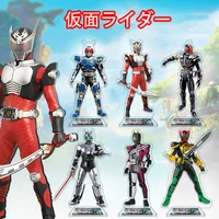 anime kamen rider build zi o acrylic stand model toy masked rider zero one decade ooo standing plate desk decoration props