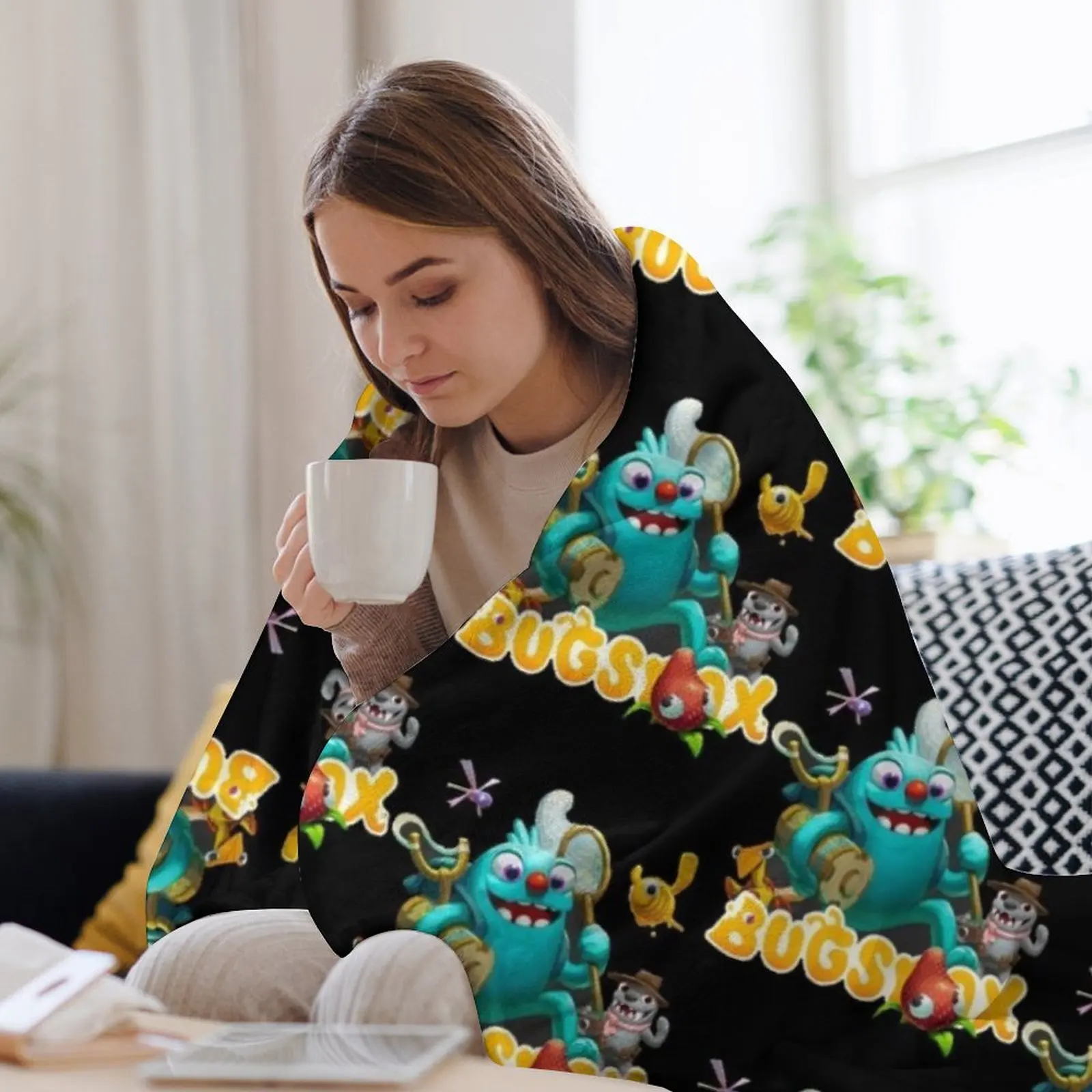 Одеяло Bugsnax на заказ мягкие одеяла для кровати с волосами