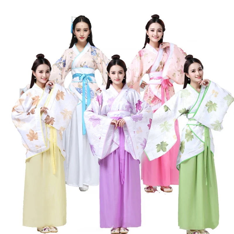 

New-style Han costume costume performance costumes stage dress formal train modified Tang costume women's costume hanfu