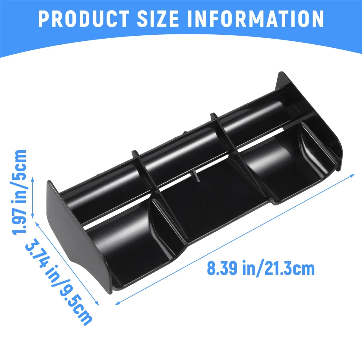 1:8 Багги радиоуправляемые автомобили RC пластиковые нейлоновые задние крылья для