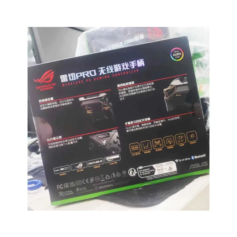 Фото Новый проводной геймпад ASUS ROG Raikiri, контроллер ПК для Xbox Series X S/Xbox One/Windows 10 11, игровой джойстик, черный №1