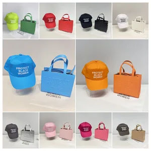 Women Set Bucket Hat 2023 Luxury TOTE Handbags for Women Bag Purse And Hat Set Ladies Leather Protect Black People Bag