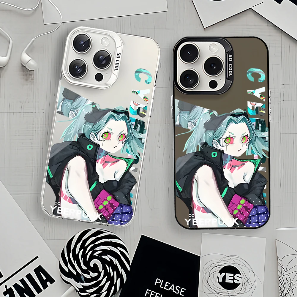 Чехол для телефона с рисунком C-Cyberpunks Cute E-Edgerunners 12 11 13 14 15 16 Max Pro Plus IMD
