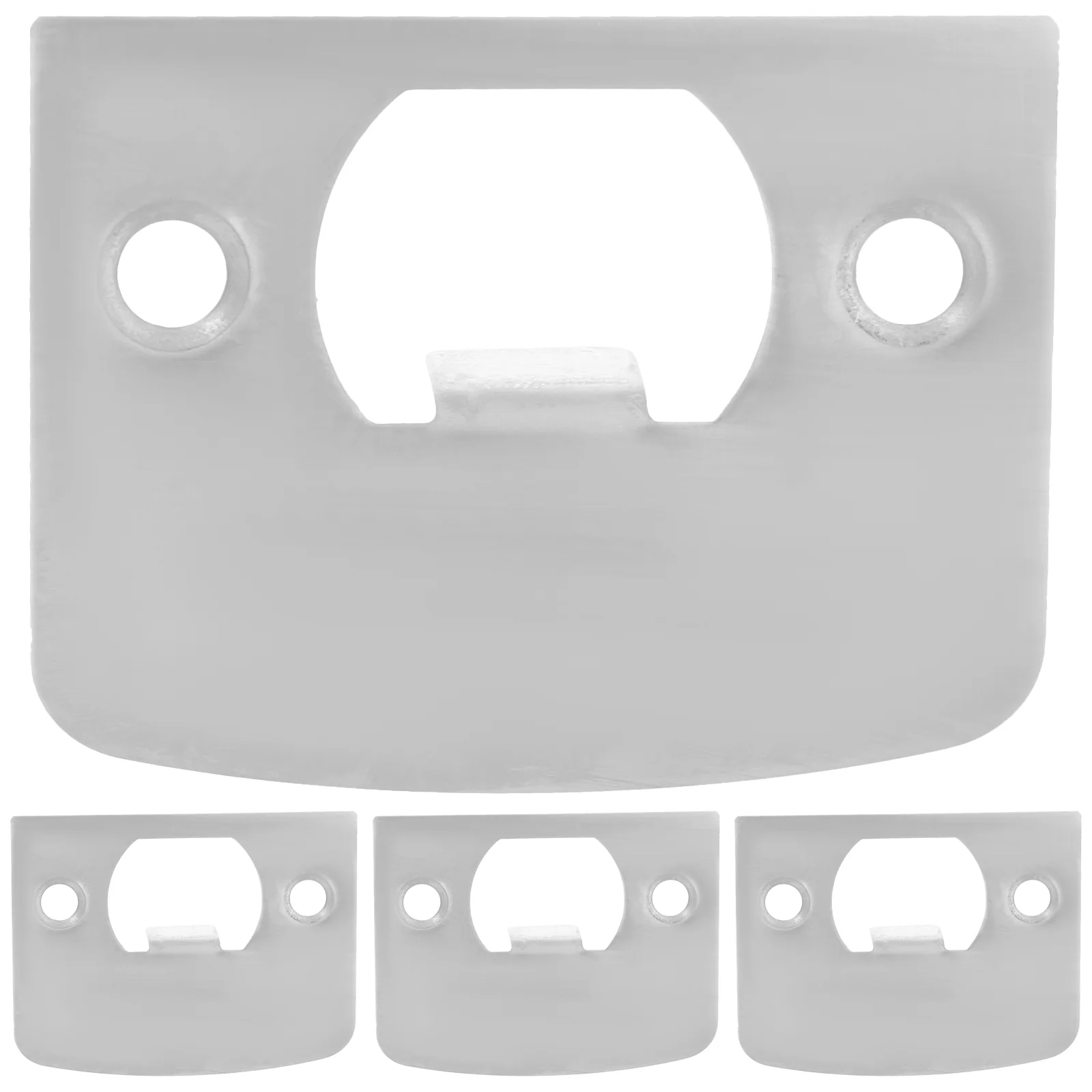 

4pcs Door Reinforcement Plate Door Knob Plate Rounded Strike Plate Filler