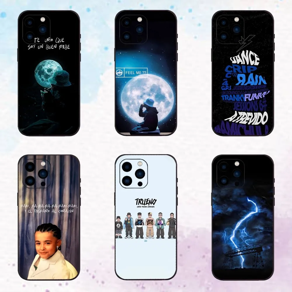 Чехол для телефона Rapper T - Trueno El U Ltimo Baile iPhone 11 12 13 14 15 Pro Max Mini Plus XS XR X черный