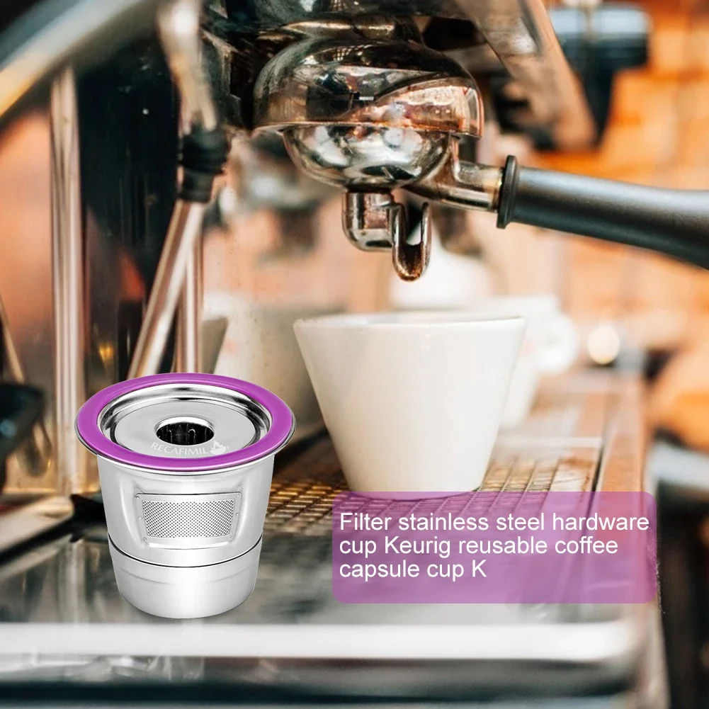 Кофейная Капсульная чашка из нержавеющей стали многоразовая K-чашка для Keurig 2 0/1 0