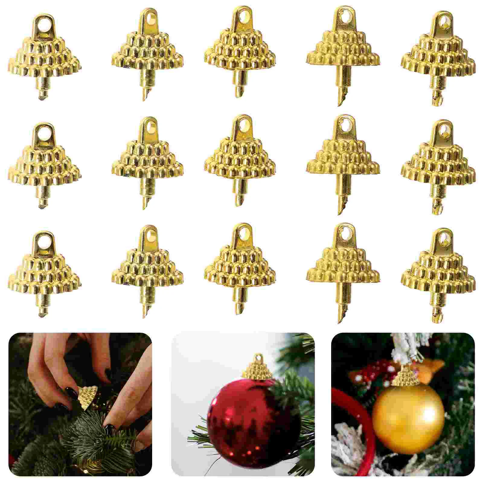 

Ball Ornaments Covers Caps Balls Charms Fitting Creative Accessory Christmas Parts Plastic Pendant Sphere Holder