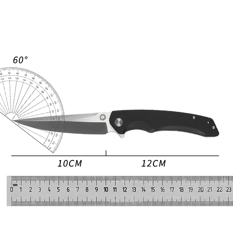 CRETACE Складной нож D2 FREMAN Series G10 EDC боевой карманный для самообороны