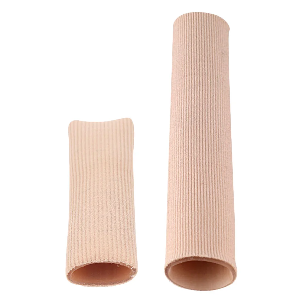 

2Pcs Toe Cushion Tube Sleeves Elastic Toe Sleeve Pain Relieve Toe Protectors