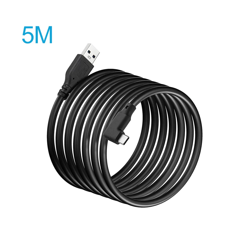 

Ergonomic Design PC Gaming Home Lightweight Flexible Link Cable VR Accessories Data Transmission High Speed For Oculus Quest 2