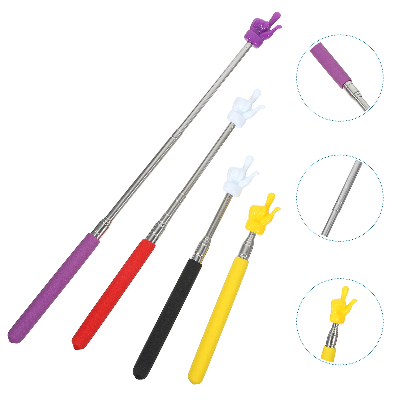 

Reading Pointer Teacher Classroom Blackboard Pointing Rod Teaching Stick Multi-function Indicator Presenting Kids Tools