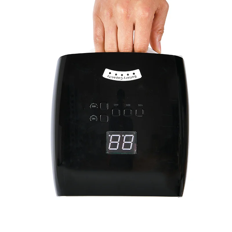 

48W Black color Rechargeable Nail Lamp with handle SUN UV light S10 Nail Polish Dryer
