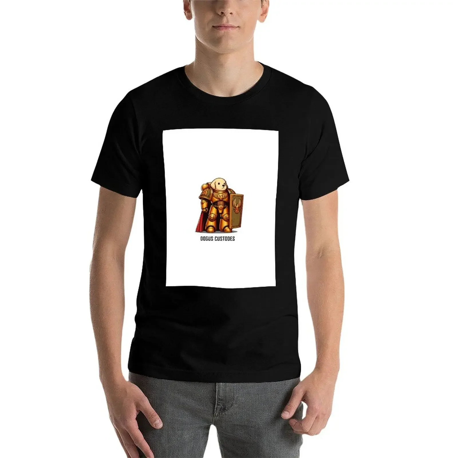 WH 40K Adeptus Custodes Dog 01 футболка большого размера эстетичная одежда рубашка на заказ