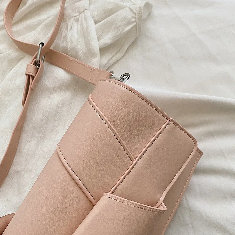 Fashion Women's Shoulder Bag Luxury Handbags and Purses Designer Solid Pu Leather Crossbody Bags Casual Female Messenger Bag