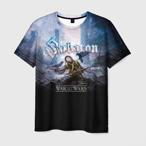 Мужская футболка 3D The War to End All Wars - Sabaton |