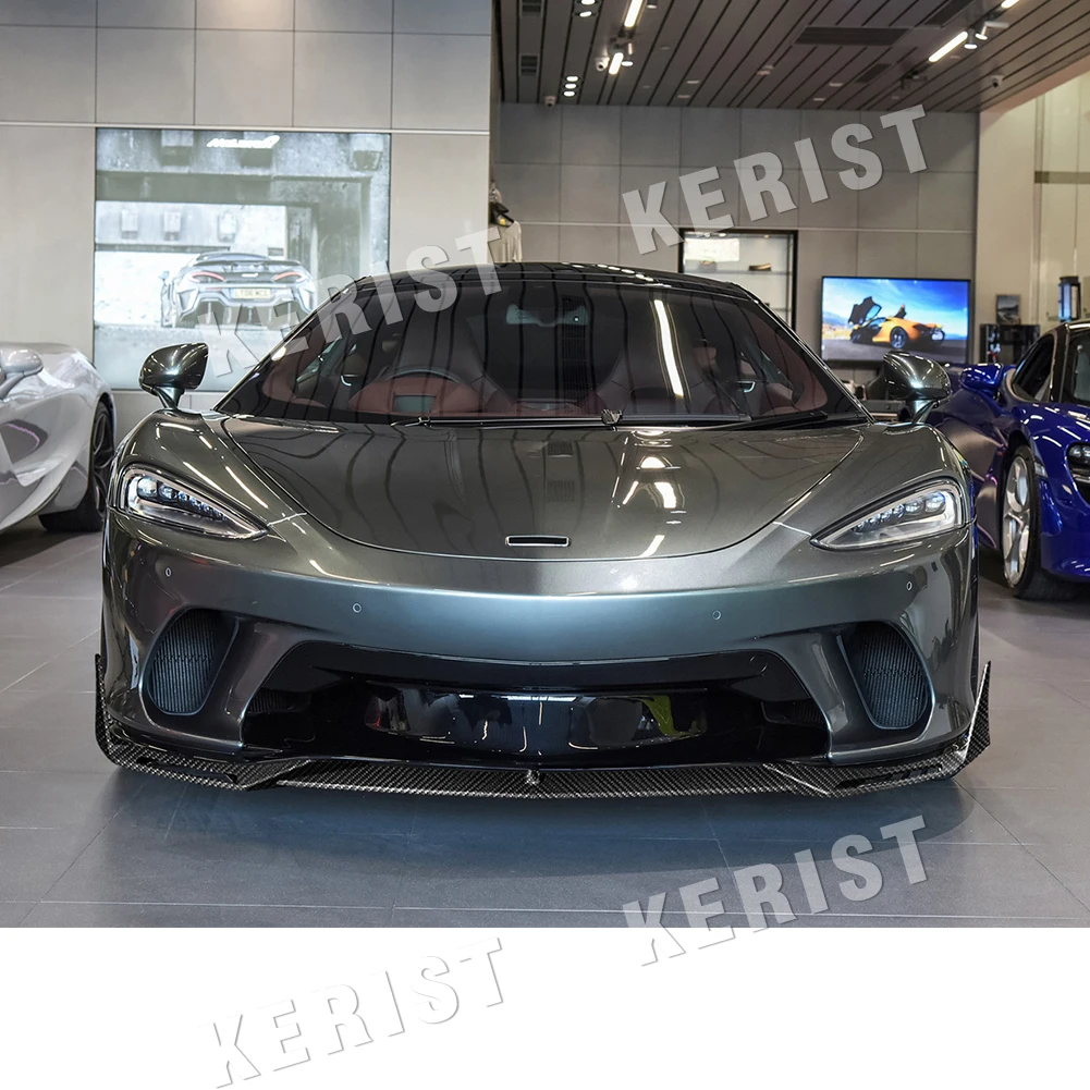 Передний бампер из углеродного волокна канатовидный спойлер 2017-2022 для McLaren GT