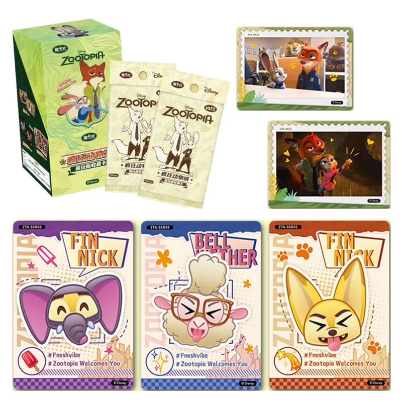 Оригинальная карта Диснея зверополис новая забавная версия модная Коллекция