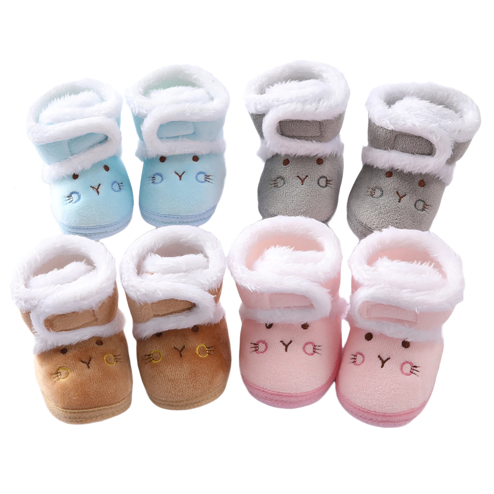 

Детская осенне-зимняя обувь Pudcoco в стиле унисекс с мягкой подошвой