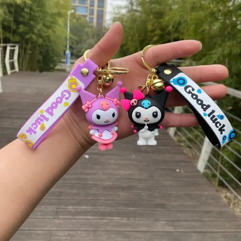 

2023 Kawaii Sanrio Kuromi аниме фигуррет автомобиль брелок школьная сумка Аксессуары для игрушек мальчик девочка подарок Быстрая доставка