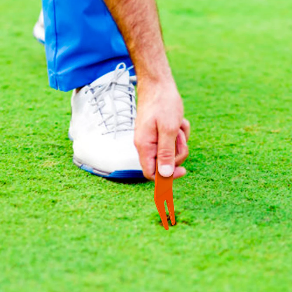 Инструмент для ремонта Divot гольфа зеленая вилка портативный уличный очиститель
