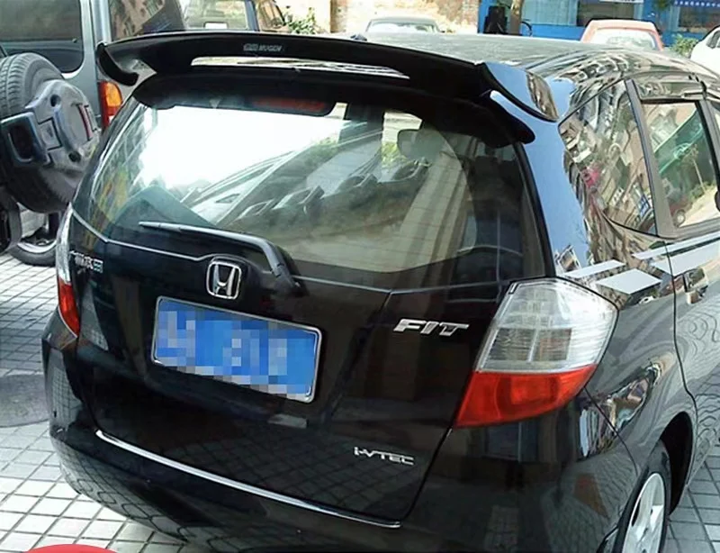 Спойлер на крышу для Honda Jazz Fit 2003 2004 2005 2006 2007 2008 2009 2010 2011 2012 2013 из АБС-пластика