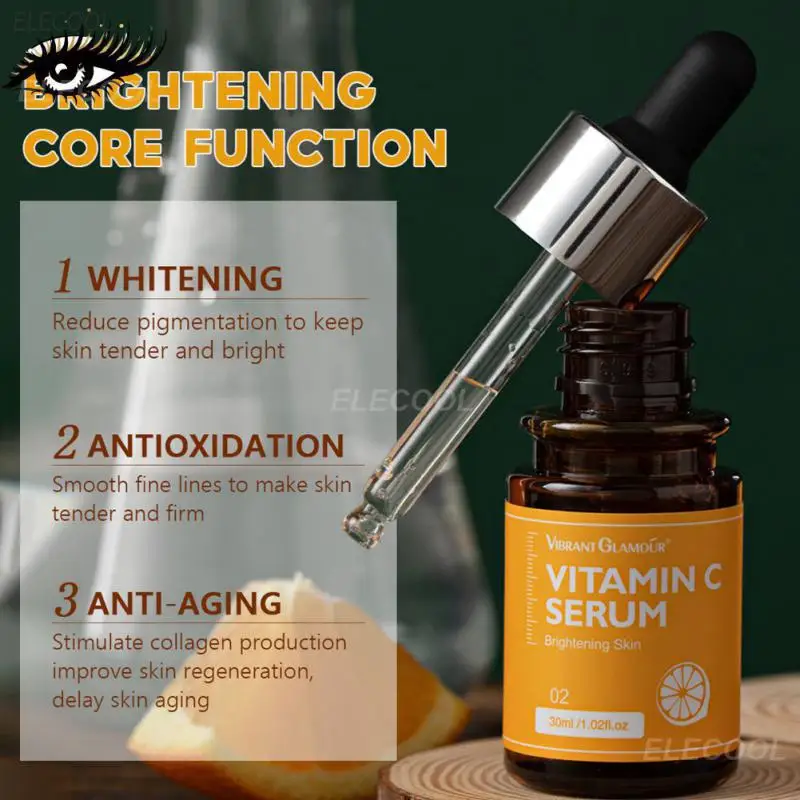 

Face Serum Essential Oil Vitamin C Skin Oil Nature Face Serum Anti-Wrinkle Moisturizing Tight Whitening Skin Care Health 30ml