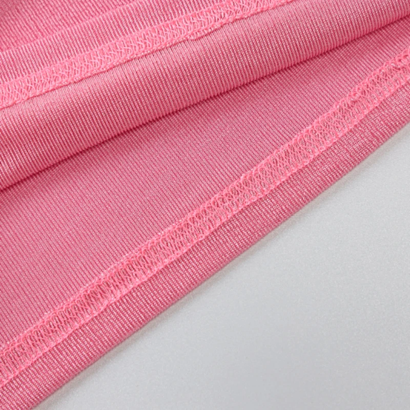 

AIIOU Sexy Pink 2 Two Piece Set Halter Crop Backless Top Bra Slit Skirt Summer Women Club Ruched Maxi Skirts Outfits New