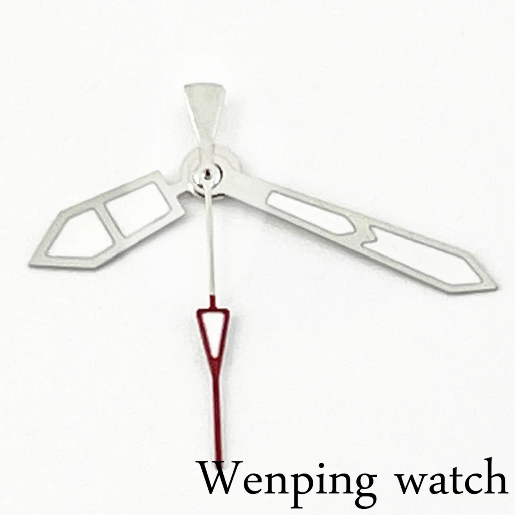 Новинка серебряные часы зеленые светящиеся стрелки NH35 NH36 аксессуары для часов