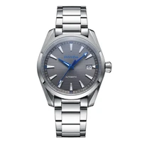 high quality 40mm new gray aqua 100m nh35a automatic watch fashion luxury mechanical wristwatch solid ss sapphire crystal