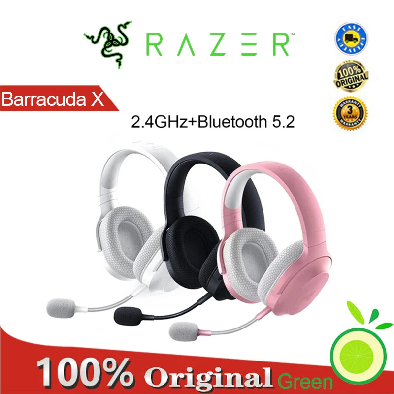 

Беспроводные Игровые наушники Razer Barracuda x с многоплатформенным рандомным соединением, игровые наушники для ноутбука с микрофоном