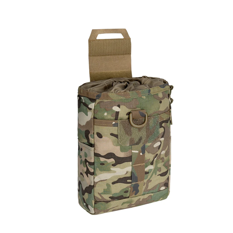 

Tactical Folding Recycling Bag Military Fan Outdoor Sundry Bag MOLLE System with Pack Camo Storage Bag