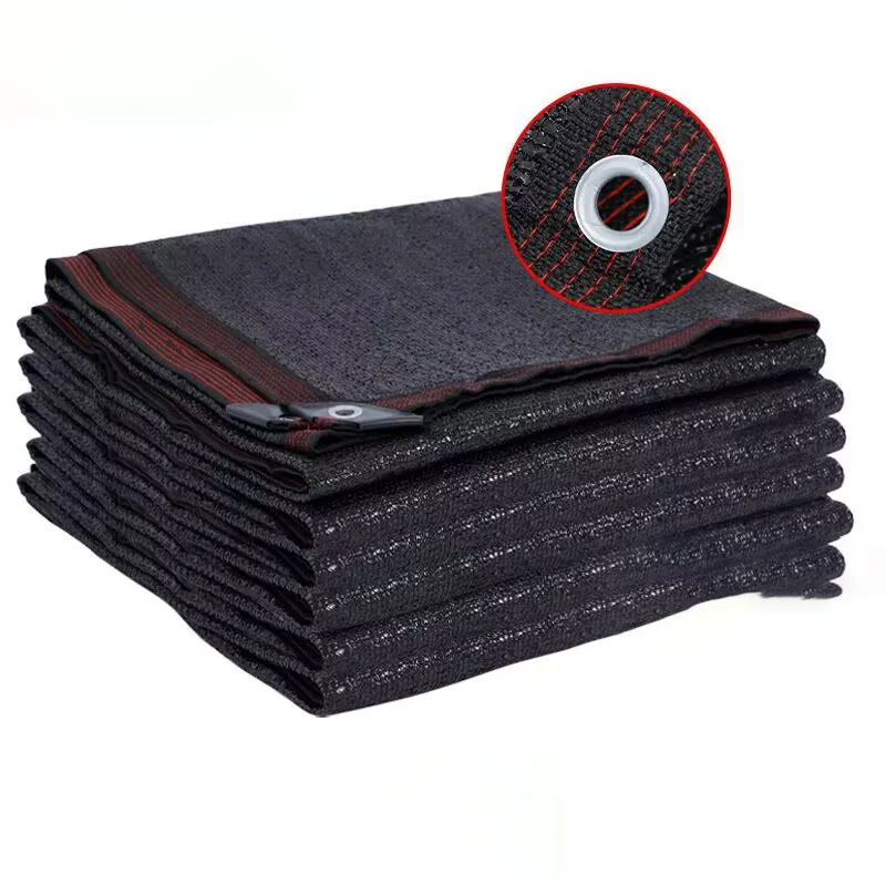

6 PIN Black Sunshade Net Shading 60~75% Plant Greenhouse Cover Mesh Fence Privacy Screen Garden Sun Shed Outdoor Anti-UV
