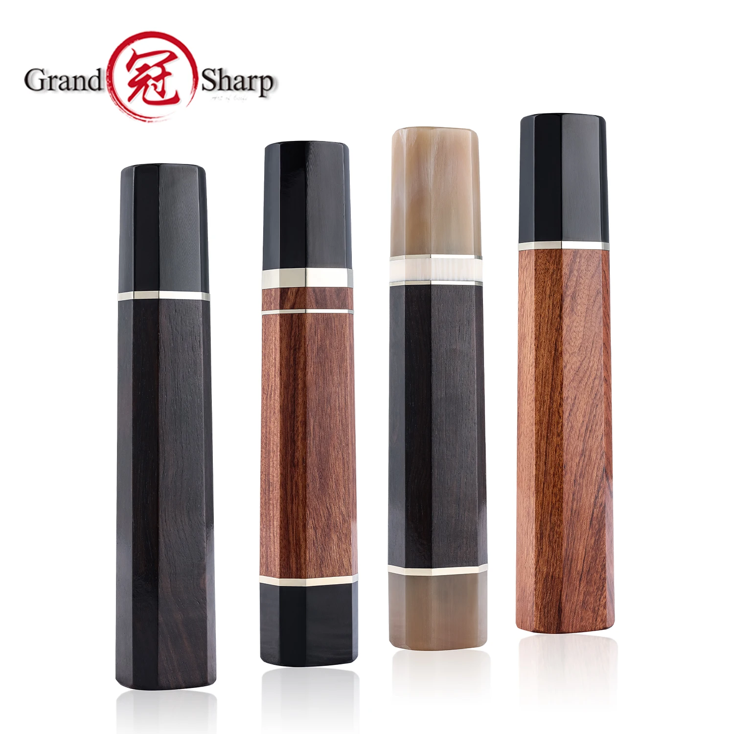 Grandsharp японский восьмиугольный материал из черного дерева и железа в пустыне