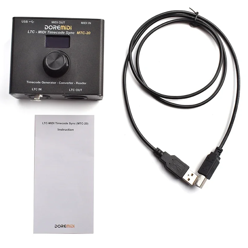 Фото Устройство DOREMIDI LTC-MIDI Timecode Sync (MTC-20) для синхронизации MIDI-таймкода и SMPTE LTC-таймкода №4