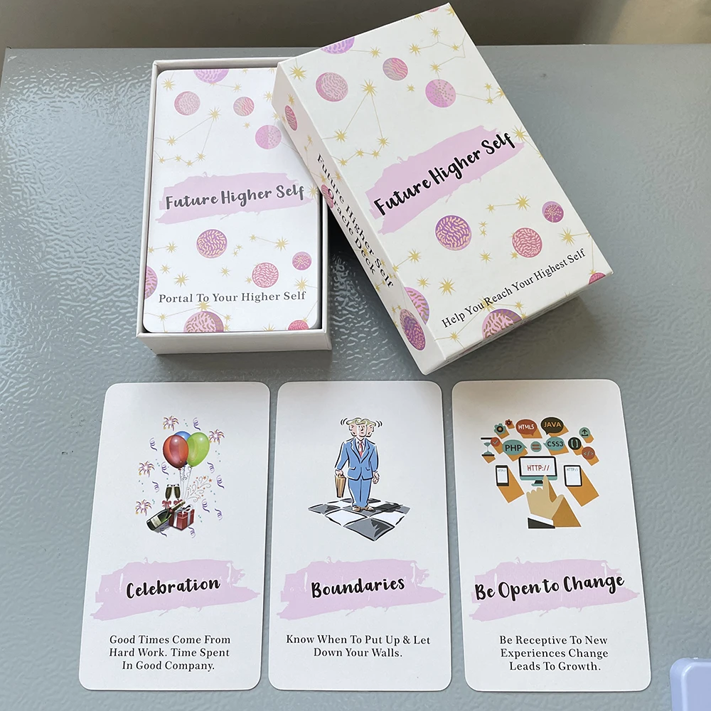 

Карточки для гадания 400 г/кв. М бумага слова пророчество деки для гадания 12x7 см английская версия в коробке Tarot 54-карты