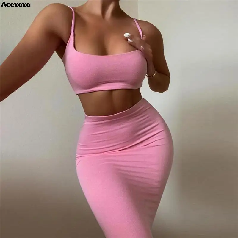

2023 summer new fashion strap wrap hip skirt women