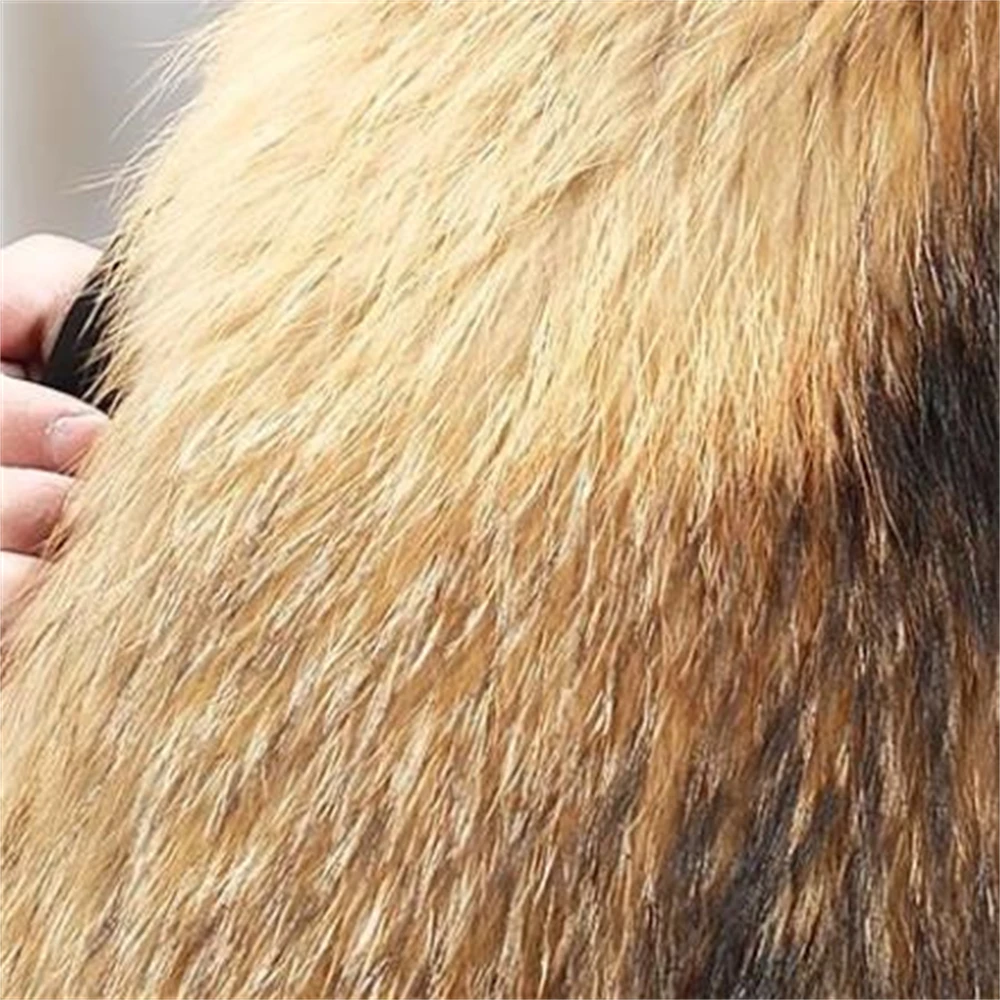 Пальто из искусственного меха Свободное пальто Толстое теплое мужское плюшевое