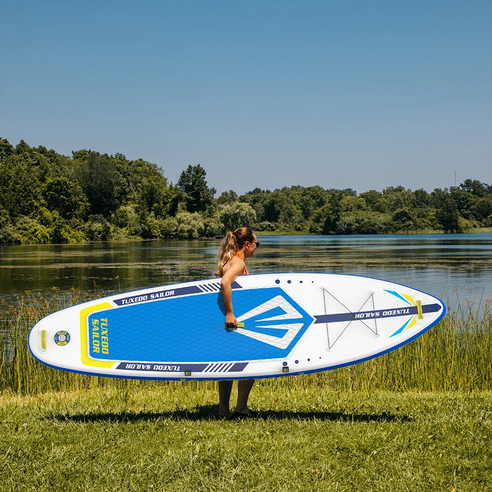 

RU FunWater SUP Board Inflatable Stand Up All Skills Surfboard, Surf Board, bag, paddle, fin, air pump, repair kit, foot leash