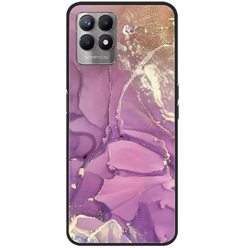 Для Realme Narzo 50 чехол 6 ''силиконовый мягкий мраморный ТПУ задний s для Narzo50 2022