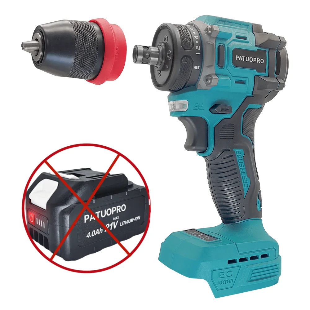 

Беспроводная дрель-отвертка PATUOPRO 2-в-1 для аккумулятора Makita 18 В