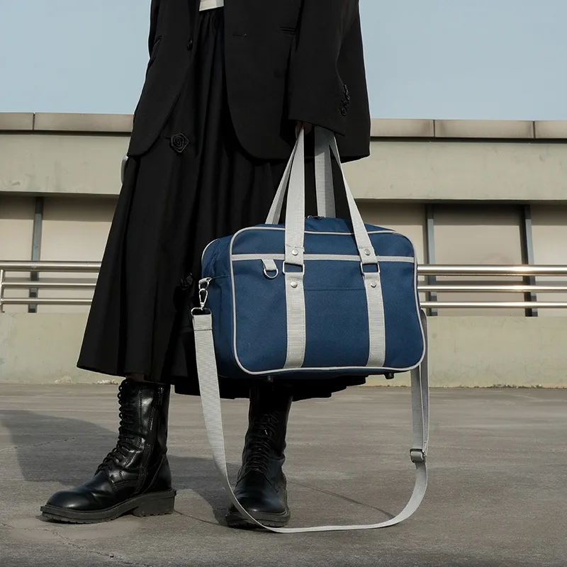 

Японская Универсальная Портативная Холщовая Сумка на одно плечо для студенток, вместительная школьная сумка для колледжа, женская сумка