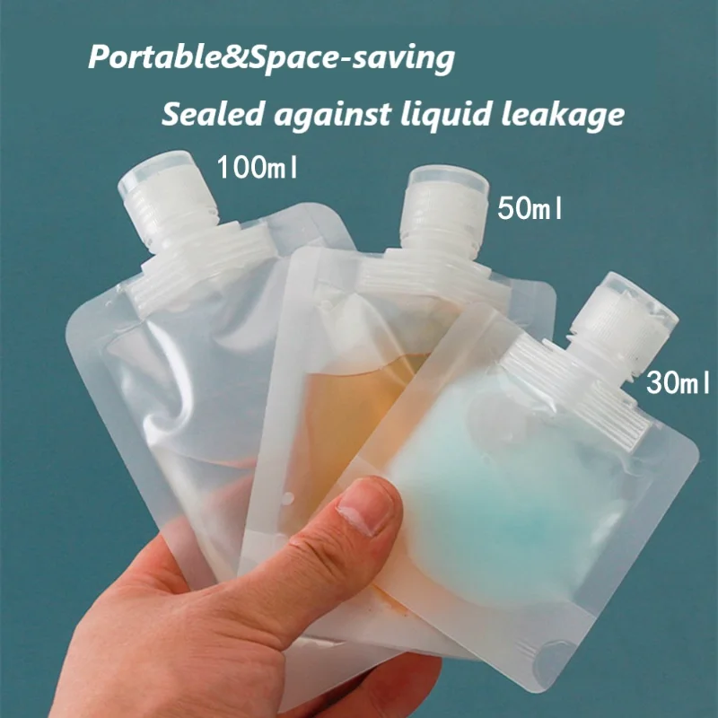 

30Ml/50Ml/100Ml Lotion Sub-Packaging Travel Portable Pouch Outdoor Storage Bag For Shampoo Essence Cleanser